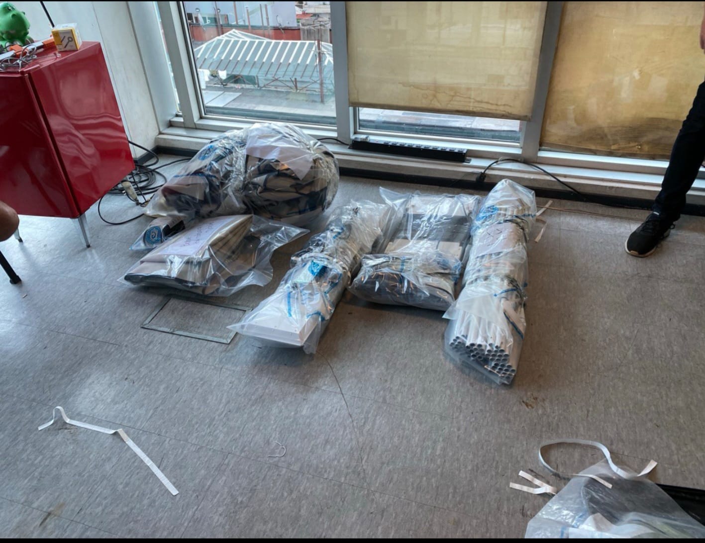 Police Taking Equipment